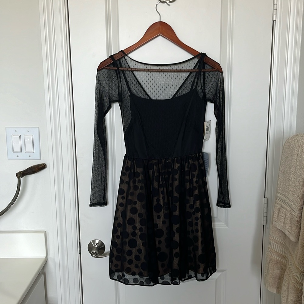 Black cocktail little black dress
